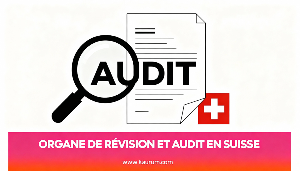 Illustration sur l’audit et l’organe de révision en Suisse, représentant les obligations, options, seuils et coûts pour les PME, associations et fondations en Suisse.